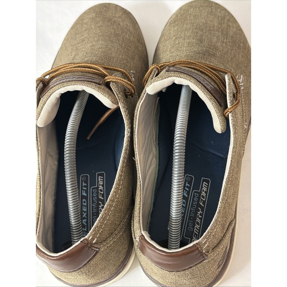 SKECHERS 64925 Relaxed fit gel infused memory foam mens Size 12 casual shoes Fit - Picture 5 of 16